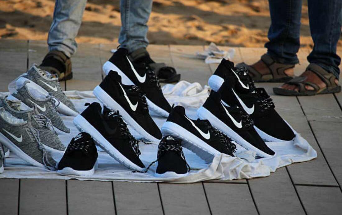 Black and White Nikes