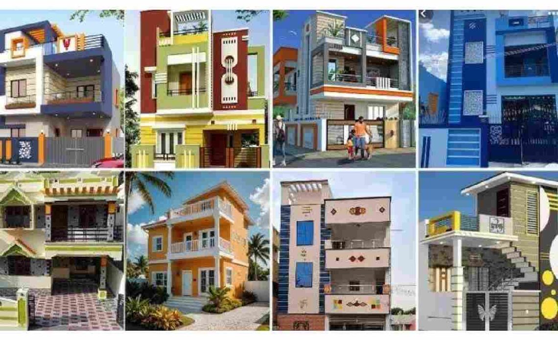 Indian Simple House Colour Combination