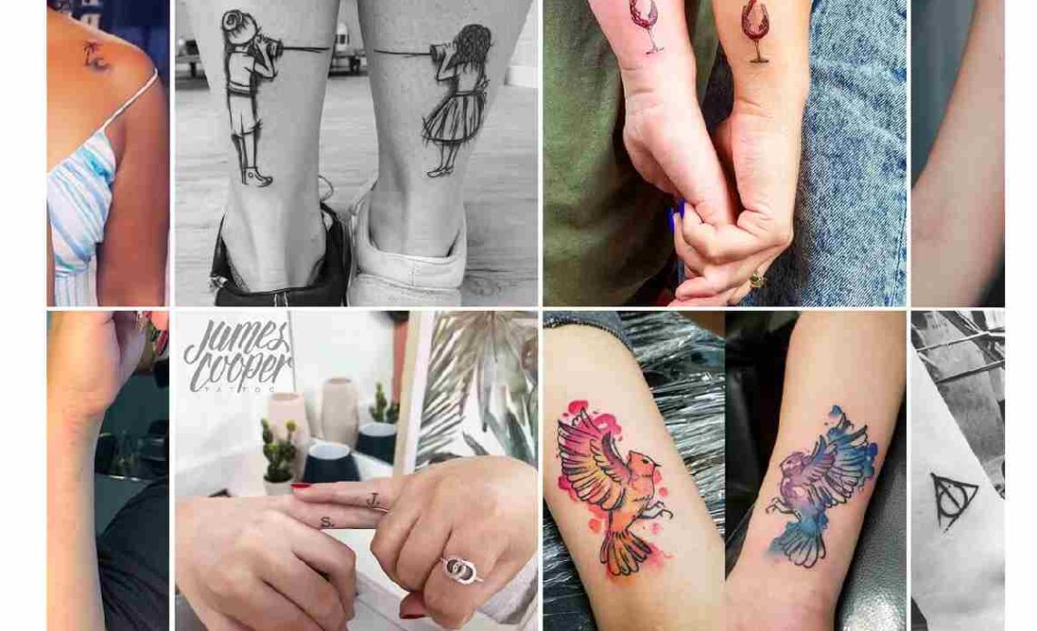 Unique Best Friend Tattoos For Pair